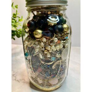 Vintage and Contemporary Wearable Mystery Jewelry Jar -1